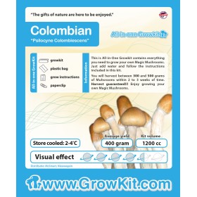 Colombiansk vækstsæt (Psilocybe Cubensis)