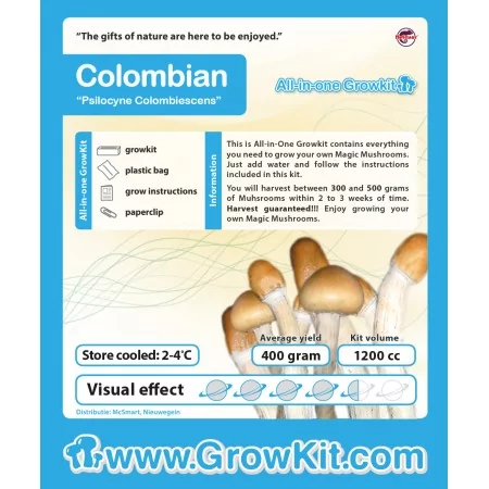 Colombian Growkit (Psilocybe Cubensis)