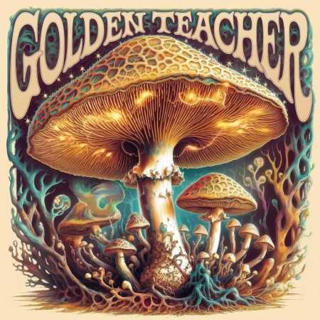 Growkit Zelta skolotājs (Psilocybe Cubensis)